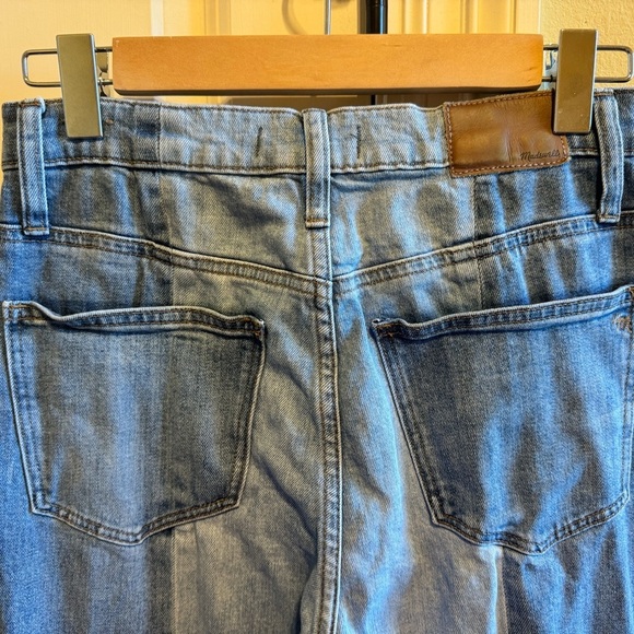 Madewell Classic Straight Two-Tone Denim Blue Jeans Sz 27 - Picture 10 of 14